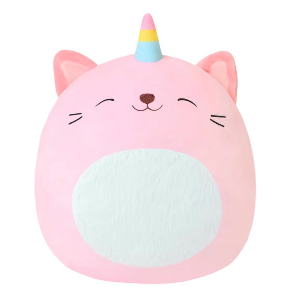 Pink Unicorn Cat, Microwave Heating Pad Plush, Hot/Cold Therapy